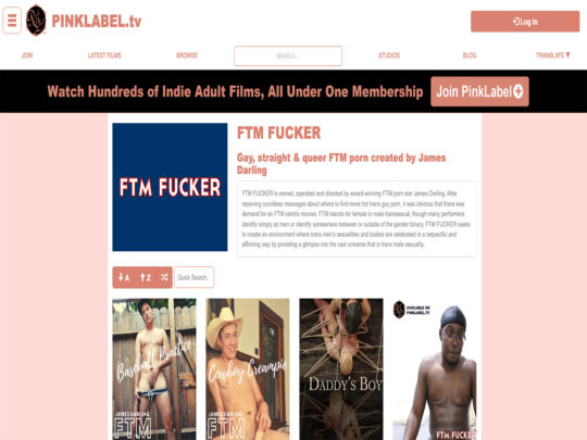 FTM Fucker review, a site that is one of many popular FTM Porn Sites